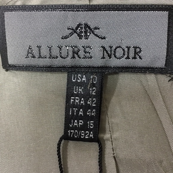 NWT Allure Noir beautifully tailored A-line dress - Picture 7 of 8